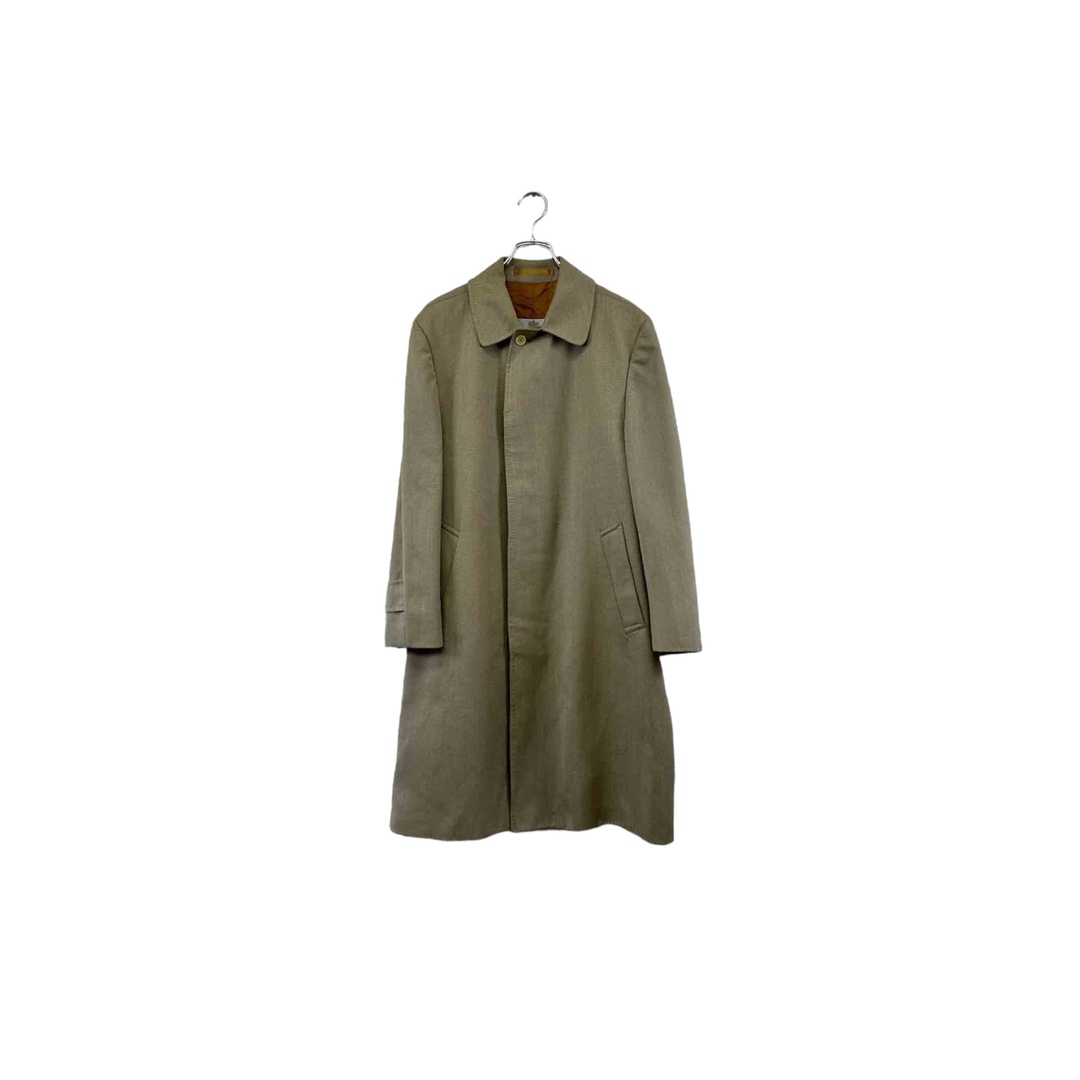 90's Made in ENGLAND Aquascutum coat アクアスキュータム ステンカラーコート ベージュ メンズ ヴィンテージ 8 メンズのジャケット/アウター(ステンカラーコート)の商品写真