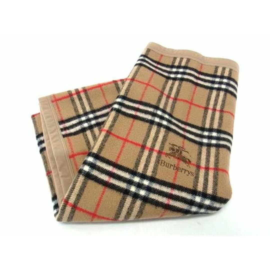 BURBERRY(バーバリー)の■新品■未使用■ Burberrys バーバリーズ ノバチェック ウール100％ シングル 毛布 寝具 レディース メンズ ブラウン系 AU8025 メンズのメンズ その他(その他)の商品写真