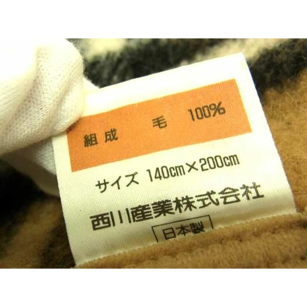 BURBERRY(バーバリー)の■新品■未使用■ Burberrys バーバリーズ ノバチェック ウール100％ シングル 毛布 寝具 レディース メンズ ブラウン系 AU8025 メンズのメンズ その他(その他)の商品写真