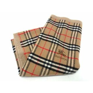 バーバリー(BURBERRY)の■新品■未使用■ Burberrys バーバリーズ ノバチェック ウール100％ シングル 毛布 寝具 レディース メンズ ブラウン系 AU8025(その他)