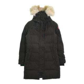 カナダグース(CANADA GOOSE)のCANADA GOOSE カナダグース ダウンコート S 茶 【古着】【中古】(ダウンコート)