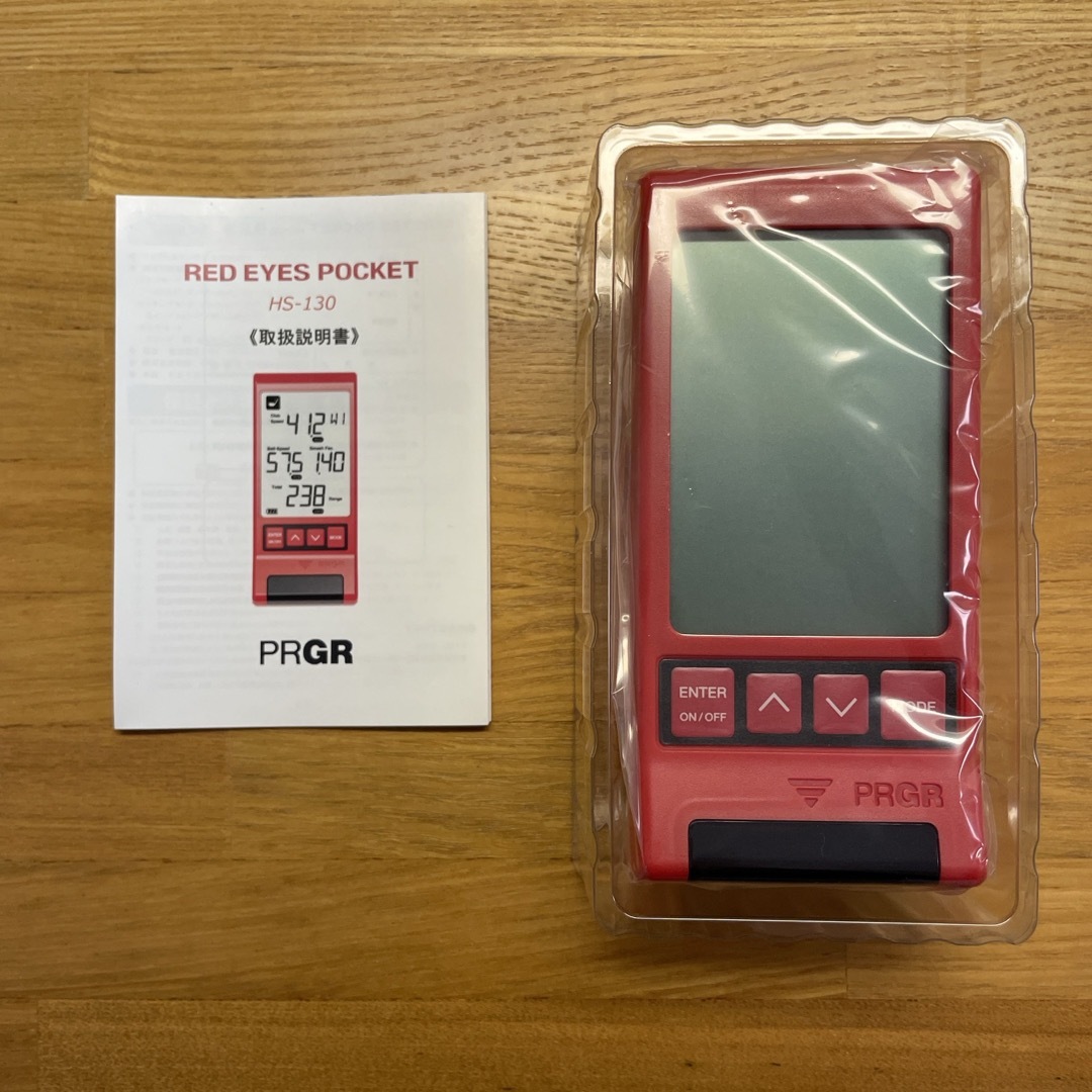 PRGR(プロギア)のプロギア マルチスピード測定器 RED EYES POCKET HS-130 スポーツ/アウトドアのゴルフ(その他)の商品写真