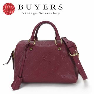 ルイヴィトン(LOUIS VUITTON)の【中古】 ルイ・ヴィトン ハンドバッグ スピーディ・バンドリエール25 M40764 モノグラムアンプラント パープル オロール 2WAY レディース 女性 LOUIS VUITTON(ハンドバッグ)