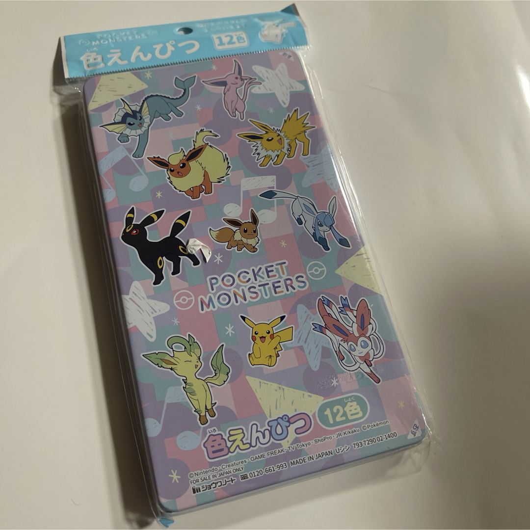 ショウワノート(ショウワノート)のポケットモンスター 色鉛筆 12色 パステルフレーク エンタメ/ホビーのアート用品(色鉛筆)の商品写真