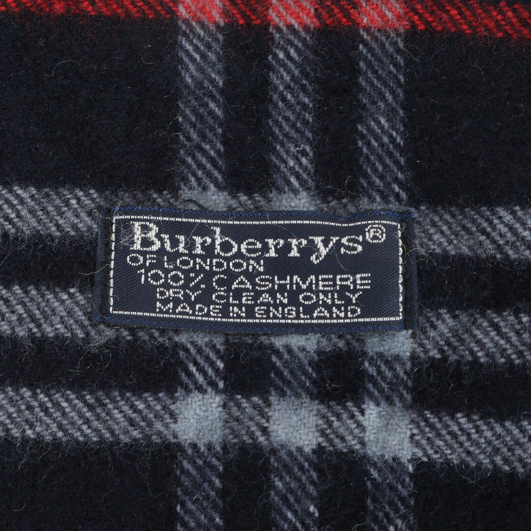 BURBERRY(バーバリー)のバーバリー タグ付 ノバ チェック マフラー カシミヤ 100％ ストール ショール フリンジ アパレル メンズ レディース ERE 0219-R16 メンズのファッション小物(マフラー)の商品写真