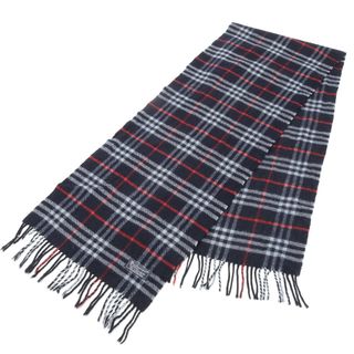 バーバリー(BURBERRY)のバーバリー タグ付 ノバ チェック マフラー カシミヤ 100％ ストール ショール フリンジ アパレル メンズ レディース ERE 0219-R16(マフラー)