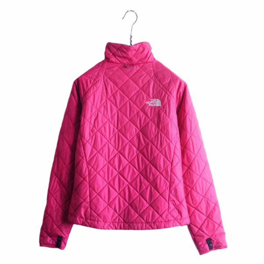 THE NORTH FACE(ザノースフェイス)のノースフェイス 中綿 キルティング ナイロン ジャケット レディース XS 古着 The North face アウトドア ハイネック フルジップ ジャンパー レディースのジャケット/アウター(ナイロンジャケット)の商品写真