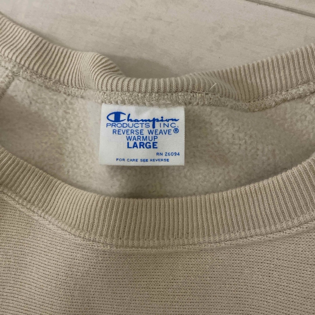 Champion(チャンピオン)のチャンピオンリバースウィーブ　L  現行品　青タグ　ユーズド メンズのトップス(スウェット)の商品写真