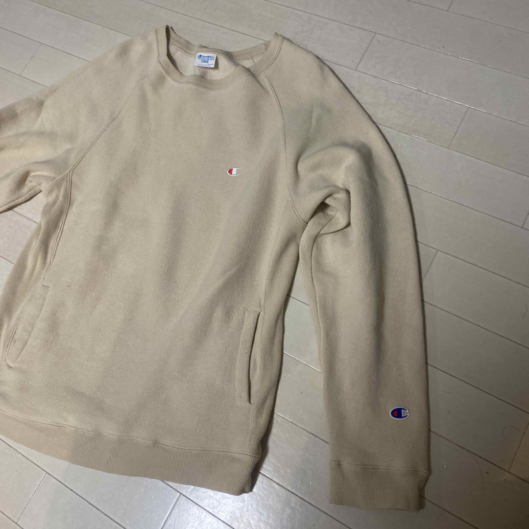 Champion(チャンピオン)のチャンピオンリバースウィーブ　L  現行品　青タグ　ユーズド メンズのトップス(スウェット)の商品写真