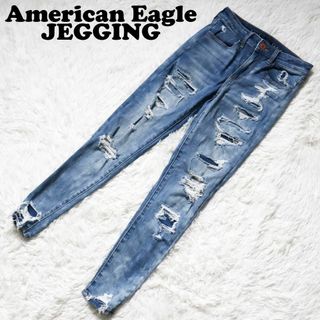 アメリカンイーグル(American Eagle)のAmerican Eagle JEGGING ジェギング スキニーデニムパンツ(デニム/ジーンズ)