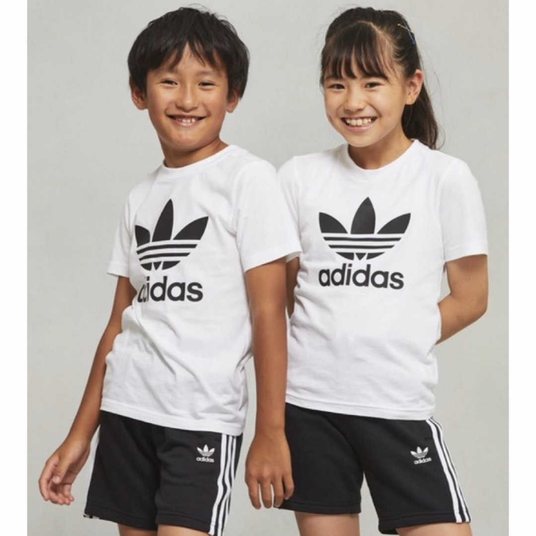 Originals（adidas）(オリジナルス)の新品 120 アディダス オリジナルス 半袖 Tシャツ ハーフ　パンツ セット キッズ/ベビー/マタニティのキッズ服男の子用(90cm~)(その他)の商品写真