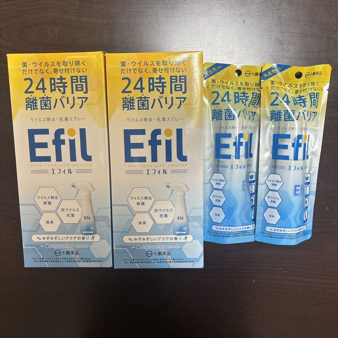 《新品未開封》Efil エフィル 2種　300mL  50mL インテリア/住まい/日用品のキッチン/食器(アルコールグッズ)の商品写真