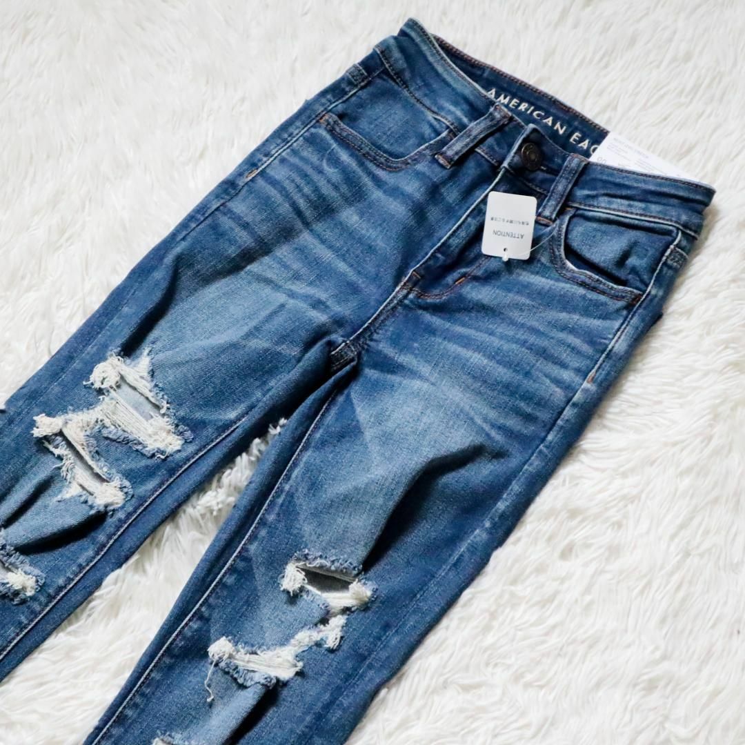 American Eagle(アメリカンイーグル)の【新品】American Eagle JEGGING ジェギング デニムパンツ レディースのパンツ(デニム/ジーンズ)の商品写真