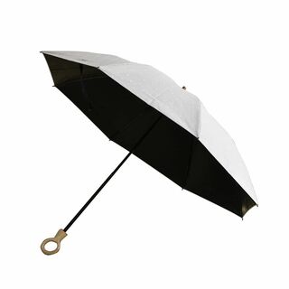【色: グレー】日本製 晴雨兼用 折りたたみ傘 1級遮光 2段折り 遮光率99.(その他)