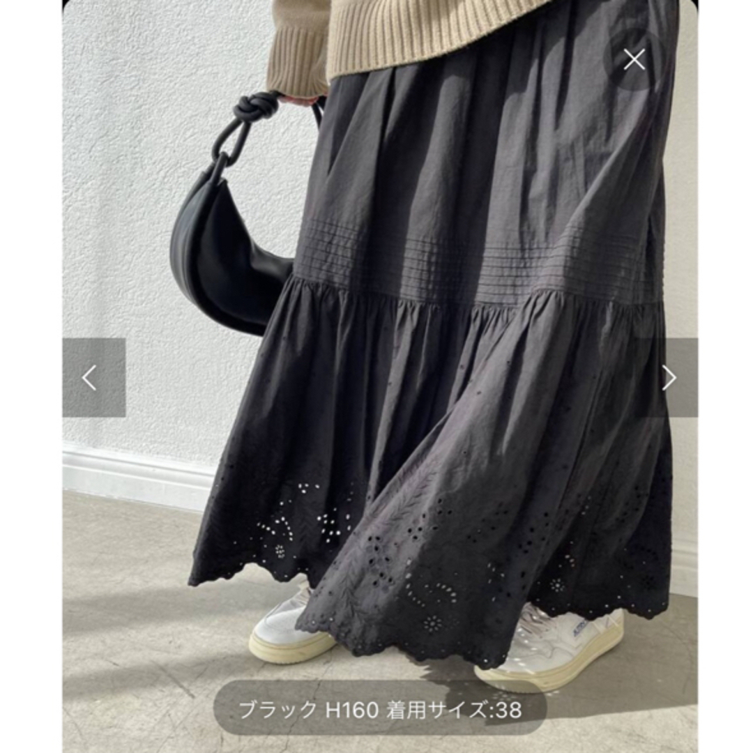 Spick & Span エンブロイダリーレーススカート Spick & Span エンブロイダリーレーススカート