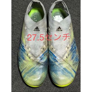 アディダス(adidas)のadidas ネメシス　19.1 AGフットウェアホワイト×シグナルグリーン(シューズ)