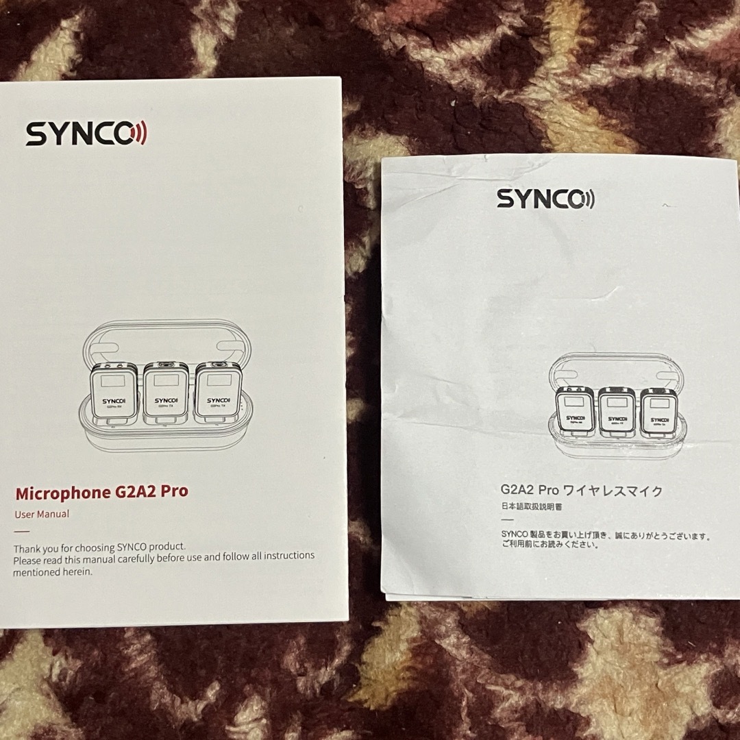 ワイヤレスマイク SYNCO G2A2 PRO スマホ/家電/カメラのオーディオ機器(その他)の商品写真