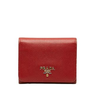 プラダ(PRADA)のプラダ サフィアーノ 三つ折り財布 レザー レディース PRADA 【1-0136443】(財布)