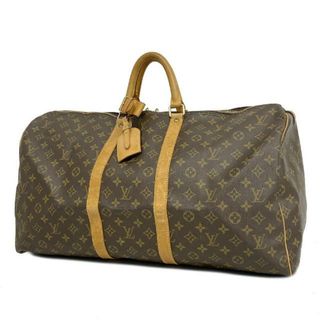 ルイヴィトン(LOUIS VUITTON)の【4fc3093】ルイヴィトン ボストンバッグ/モノグラム/キーポル55/M41424/ブラウン【中古】メンズ/レディース/ユニセックス(ボストンバッグ)