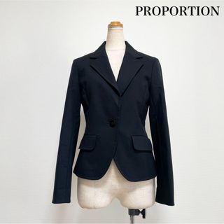 プロポーションボディドレッシング(PROPORTION BODY DRESSING)のPROPORTION テーラードジャケット 黒 仕事 セレモニー 入学式 卒業式(テーラードジャケット)