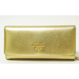 プラダ(PRADA)のPRADA SAFFIANOMETAL  PLATINO 1M1349 財布(財布)