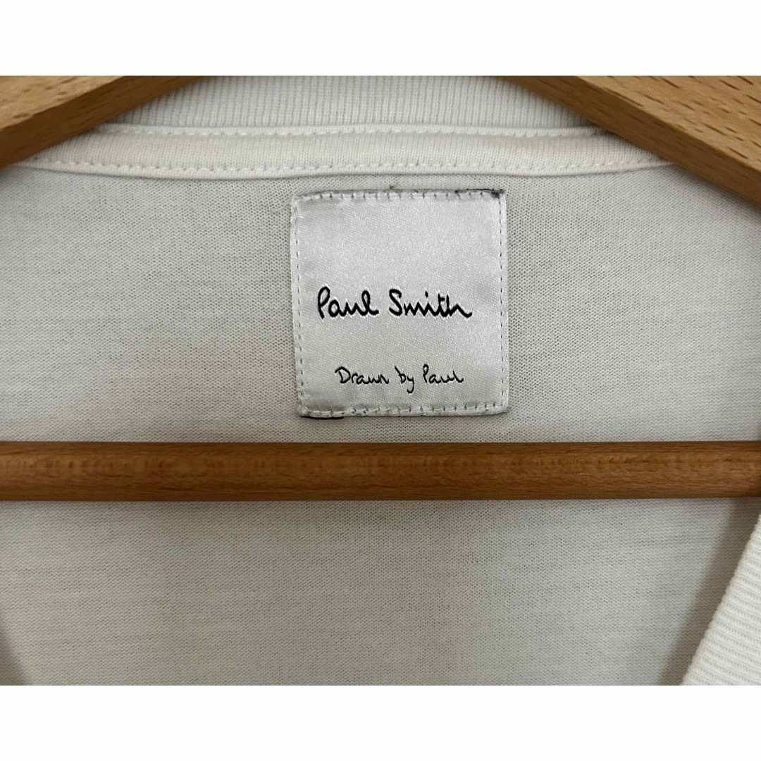 Paul Smith(ポールスミス)のポールスミス “Drawn by Paul ” ラビット Tシャツ ホワイト メンズのトップス(Tシャツ/カットソー(半袖/袖なし))の商品写真