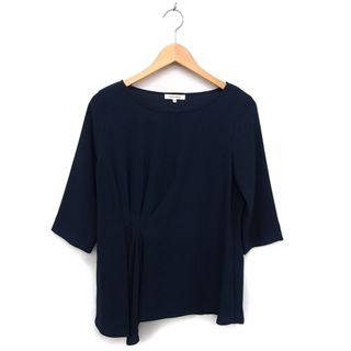 グローバルワーク(GLOBAL WORK)のグローバルワーク カットソー シフォン アシンメトリー タック ボートネック M(その他)