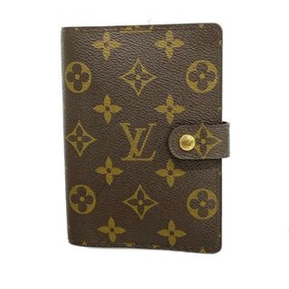 ルイヴィトン(LOUIS VUITTON)の【4fc3156】ルイヴィトン 手帳カバー/モノグラム/アジェンダPM/R20005/ブラウン【中古】メンズ/レディース/ユニセックス(その他)