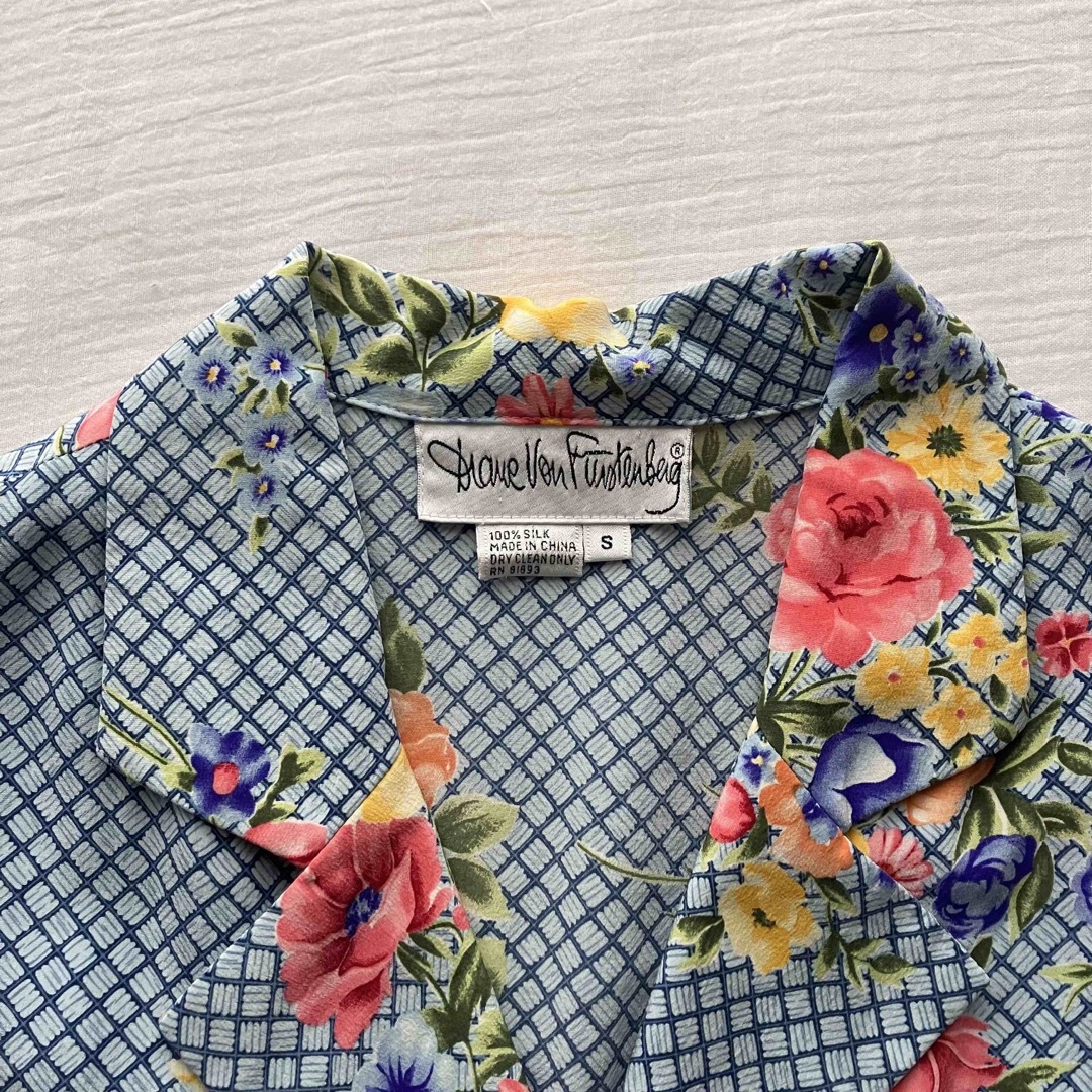 flower(フラワー)のvintage flower silk shirt レディースのトップス(シャツ/ブラウス(長袖/七分))の商品写真