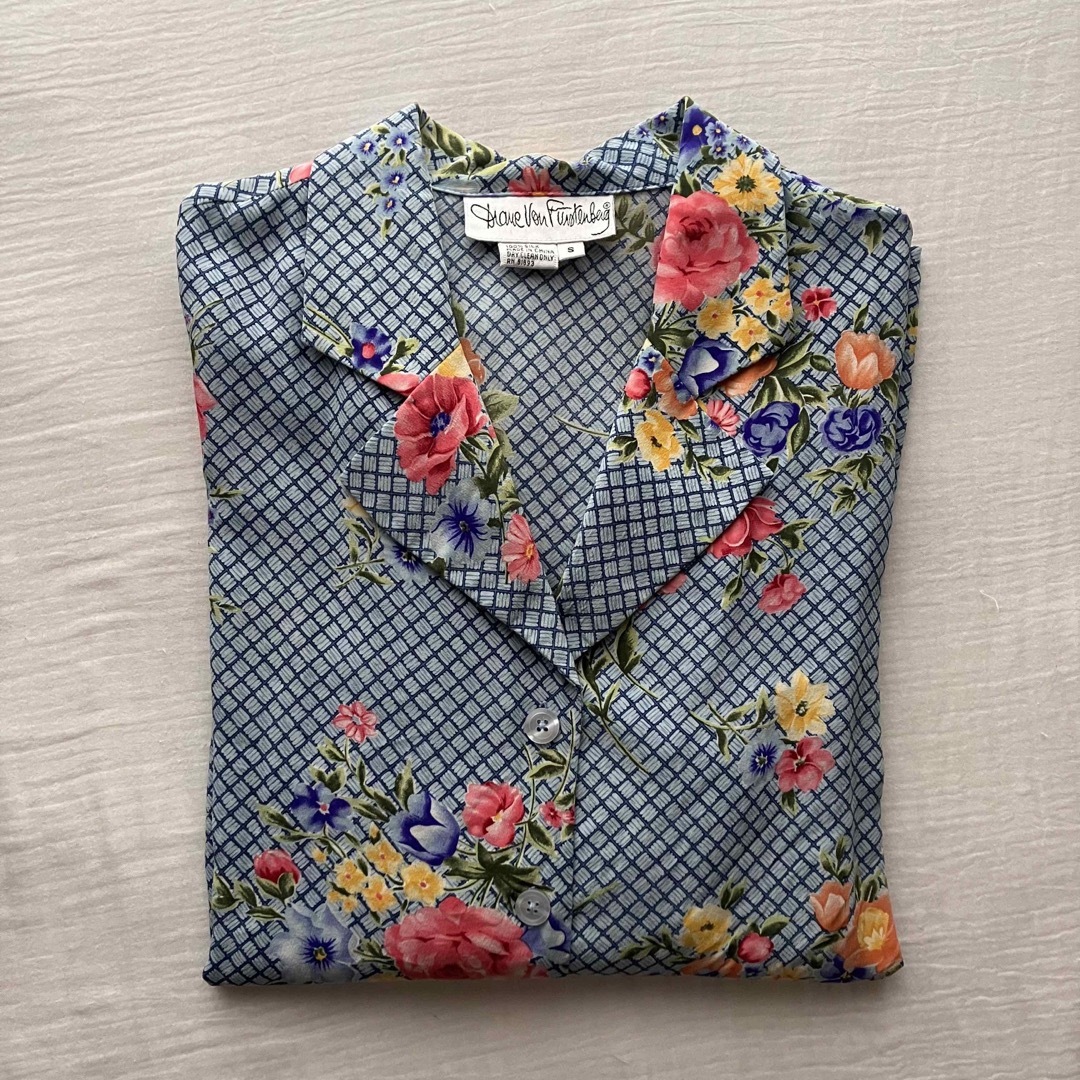 flower(フラワー)のvintage flower silk shirt レディースのトップス(シャツ/ブラウス(長袖/七分))の商品写真