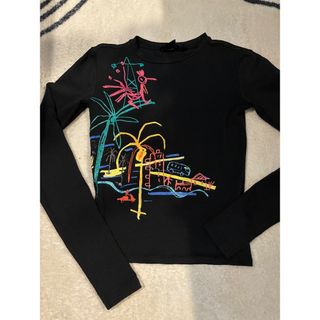 Desigual デジグアル　ロングTシャツ　xs(Tシャツ(長袖/七分))