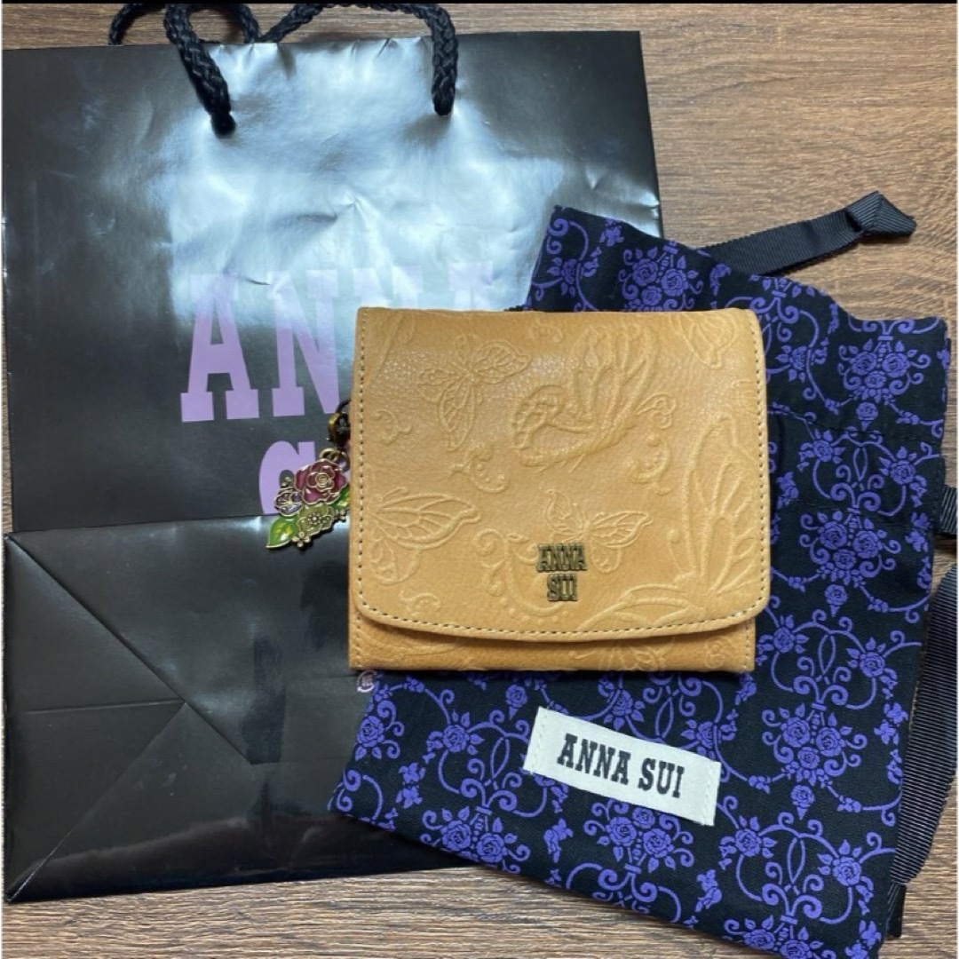 アナスイ　バタフライダンス　BOX 二つ折り財布 | フリマアプリ ラクマ