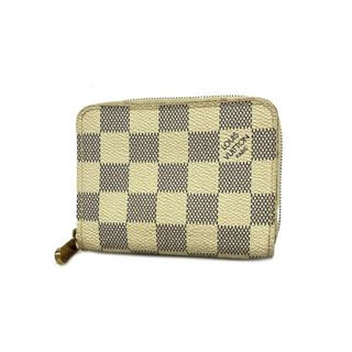 ルイヴィトン(LOUIS VUITTON)の【4fc3175】ルイヴィトン コインケース/ダミエ・アズール/ジッピーコインパース/N63069/ホワイト【中古】レディース(コインケース)