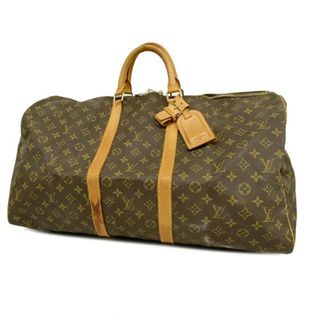 ルイヴィトン(LOUIS VUITTON)の【4fc3179】ルイヴィトン ボストンバッグ/モノグラム/キーポル55/M41424/ブラウン【中古】メンズ/レディース/ユニセックス(ボストンバッグ)