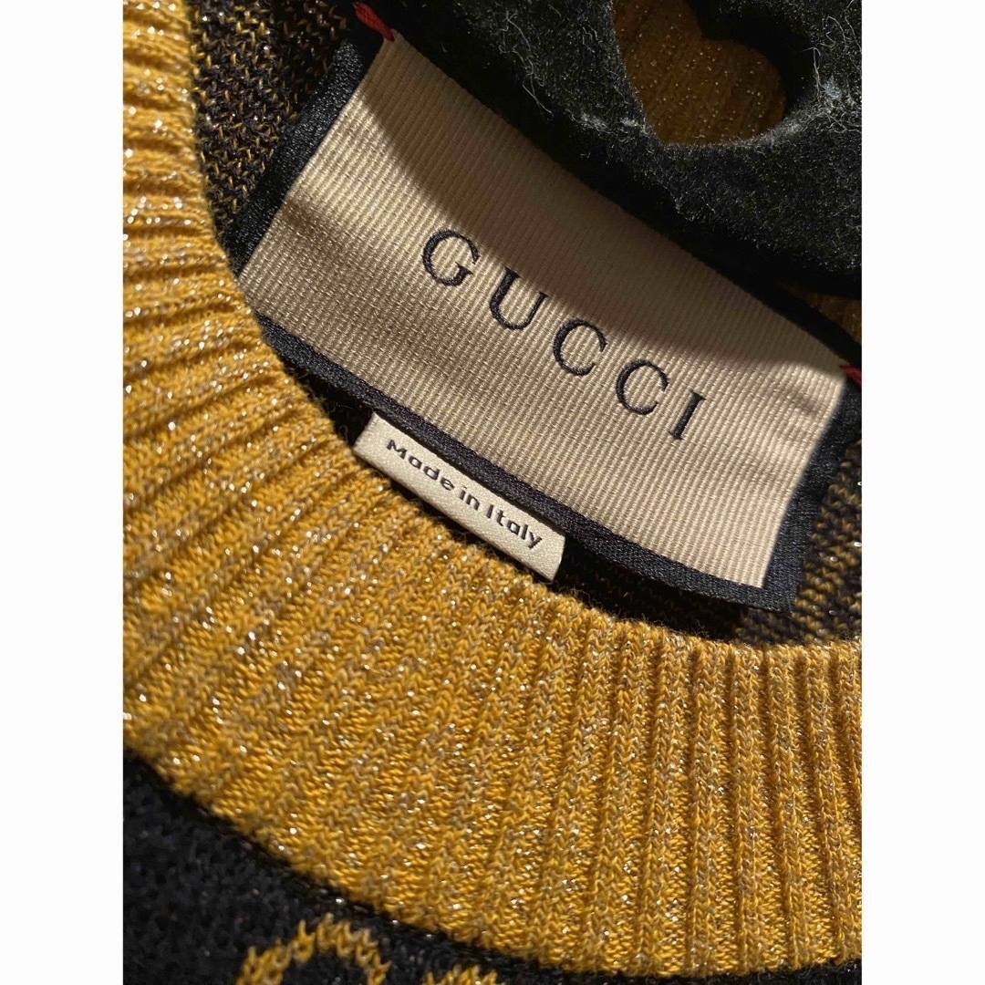 Gucci(グッチ)のGUCCI ワンピース　GG ラメ レディースのワンピース(ミニワンピース)の商品写真