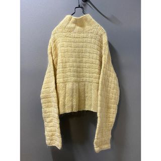 古着 ビンテージ 70s ニット ザックリニット セーター  美品(ニット/セーター)