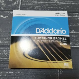 新品　D'Addario　ダダリオ アコースティックギター弦 EJ-16(弦)