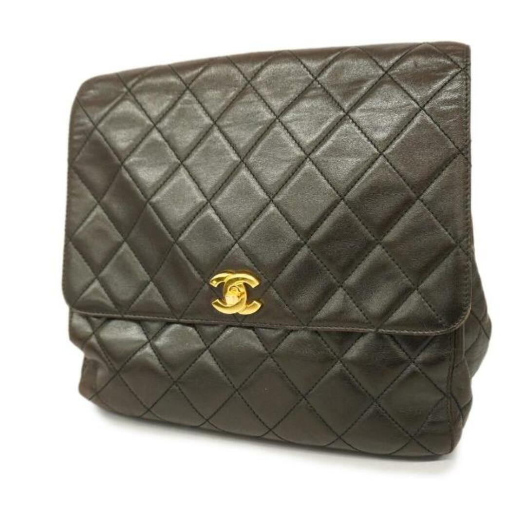 CHANEL(シャネル)の★SALE 【4fd3331】シャネル リュックサック/マトラッセ/ラムスキン/ブラック/ゴールド金具 【中古】 レディース レディースのバッグ(リュック/バックパック)の商品写真