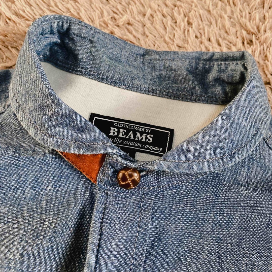 BEAMS(ビームス)の【処分特価】ビームス BEAMS インディゴ シャツ メンズのトップス(シャツ)の商品写真