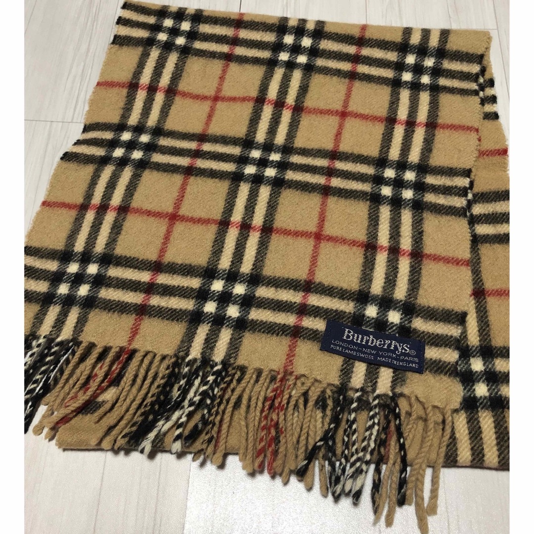 BURBERRY(バーバリー)のバーバリー　マフラー　ノバチェック　ベージュ レディースのファッション小物(マフラー/ショール)の商品写真