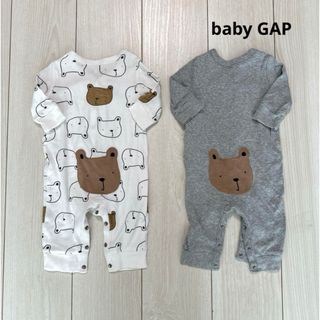 ベビーギャップ(babyGAP)の【baby GAP】ブラナンベアロンパースセット 0-3month(ロンパース)