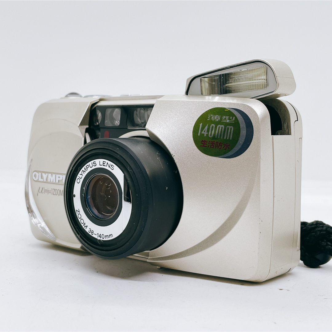 OLYMPUS(オリンパス)の【完動品】Olympus Mju μ Zoom 140 フィルムカメラ スマホ/家電/カメラのカメラ(フィルムカメラ)の商品写真