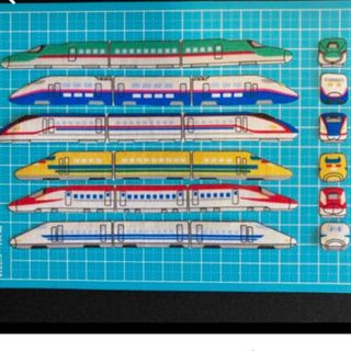 新幹線　アイロンワッペン12枚⭐️セット(各種パーツ)