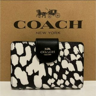 COACH - 【新品】コーチ 財布 二つ折り財布 COACH ミント＆サーフ