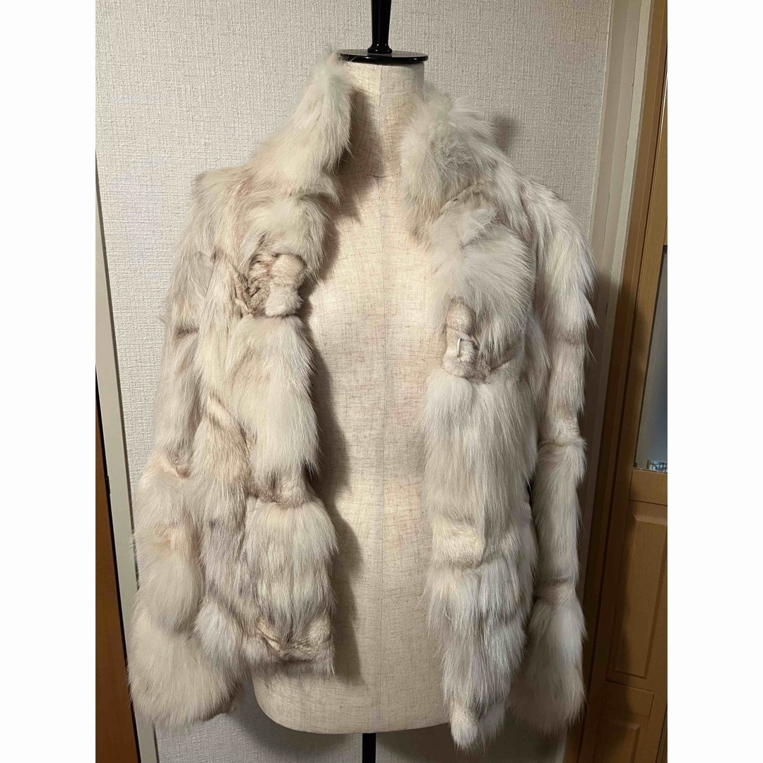 ブルーフォックスファーのジャケット レディースのジャケット/アウター(毛皮/ファーコート)の商品写真