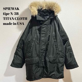 スピーワック(SPIEWAK)の《激レア廃盤品》スピワック黒N-3BタイタンクロスSPIEWAK38(フライトジャケット)