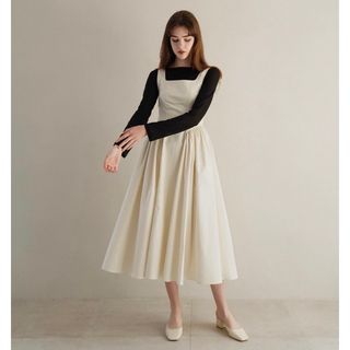 クラネ(CLANE)のLIBJOIE♡新品未使用品タグ付き♡コルセットシルエットワンピース(ロングワンピース/マキシワンピース)