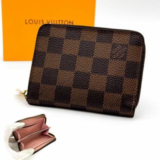 ルイヴィトン(LOUIS VUITTON)の【極美品】ルイヴィトン ダミエ ジッピー コインパース ローズバレリーヌ(財布)