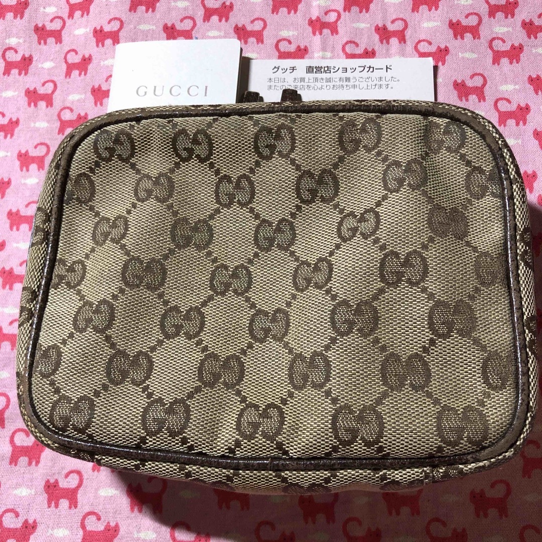 Gucci(グッチ)の⭐️グッチ　Gucci   ポーチ⭐️GG柄 レディースのファッション小物(ポーチ)の商品写真