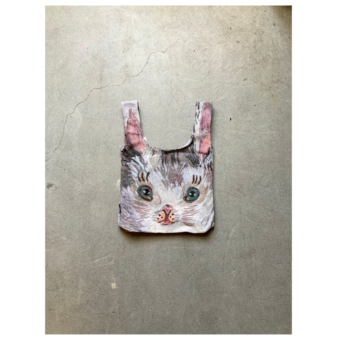 ナタリー・レテ バッグ ブランシュ 白ウサギのつづれ織りフェイス・バッグ北欧 レディースのバッグ(トートバッグ)の商品写真